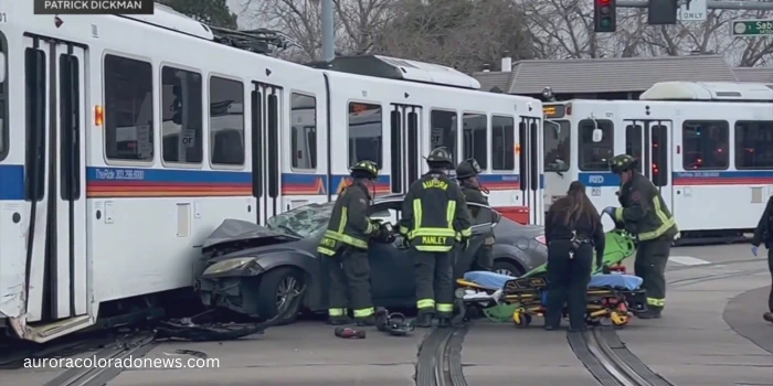 Shooting Suspect Crashes into RTD Light Rail